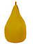 Pouf poire déhoussable jaune Ø75 x H.110 cm