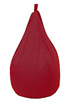 Pouf poire déhoussable rouge Ø75 x H.110 cm