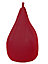 Pouf poire déhoussable rouge Ø75 x H.110 cm