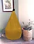 Pouf poire Easy for life ⌀53 x H.110 cm jaune cumin