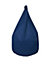 Pouf poire Easy for life bleu Ø75 x H.110cm