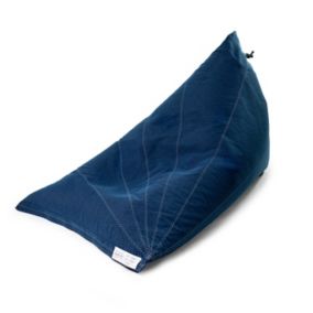Pouf Poire Extérieur Bean Bag Avec Design Radial Bleu Randa Maanta
