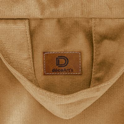 Pouf poire Géant XXL d'intérieur en tissu velours - 120x150 cm - Beige