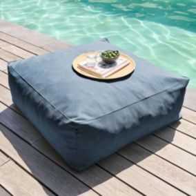 Pouf pour canapé modulable bleu pacific Mixi  Oviala