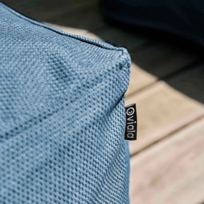 Pouf pour canapé modulable bleu pacific Mixi  Oviala