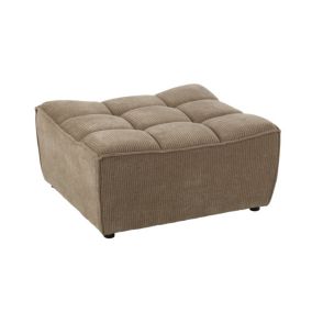 Pouf rectangulaire lounge en velours côtelé - LORENZO