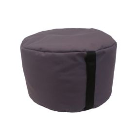 Pouf rond Easy for life ⌀48 x H.27 cm gris