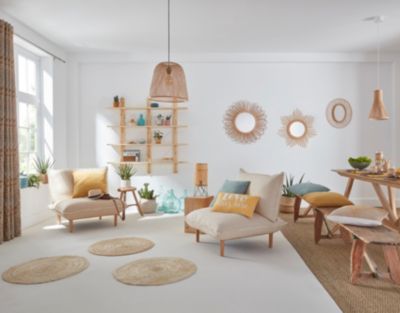 POUF ROND EN JUTE 60X15CM Castorama