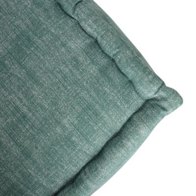 Pouf Soan Chambray JBY Creation vert l.40 x H.30 cm
