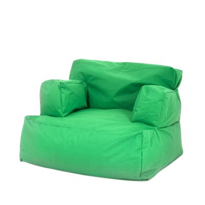 Pouf XXL extérieur avec accoudoirs vert ARTA