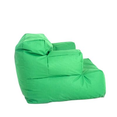 Pouf XXL extérieur avec accoudoirs vert ARTA