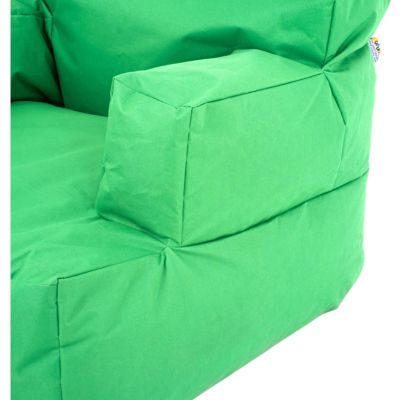 Pouf XXL extérieur avec accoudoirs vert ARTA
