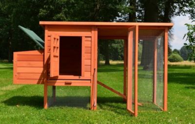 Poulailler 3/6 poules cage canard 2 perchoir 182x75x103 cm Modele 131 XXL