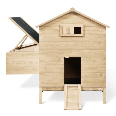Poulailler clapier en bois XXL avec pondoir et tiroir à déjections 6 poules