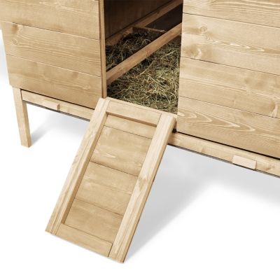 Poulailler clapier en bois XXL avec pondoir et tiroir à déjections 6 poules