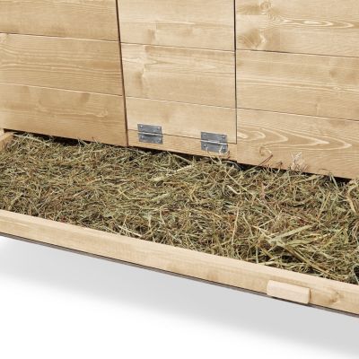 Poulailler clapier en bois XXL avec pondoir et tiroir à déjections 6 poules