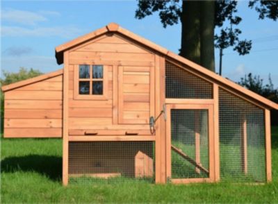 Poulailler en bois 2/5 poules 190x62x114 cm Modele 144 Confort