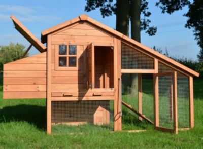 Poulailler en bois 2/5 poules 190x62x114 cm Modele 144 Confort