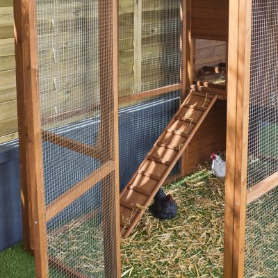 Poulailler en bois COTENTINE. 6 à 8 poules. cage à poule avec enclos