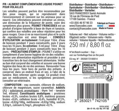 Pounet contre les poux de volaille 250ml