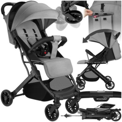 Poussette buggy pliage à une main avec harnais à 5 points, frein de