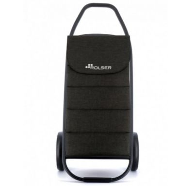 Poussette de marché 2 roues 53l noire Rolser COH014-1023 mf com 8 black tube polar tweed