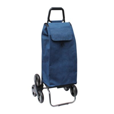 Poussette de marché 6 roues Carlux 55L Bluejean