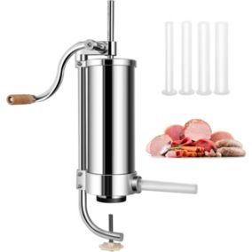 Poussoir a Saucisses Remplissage de Saucisses en Acier Inoxydable et avec 4 Tubes
