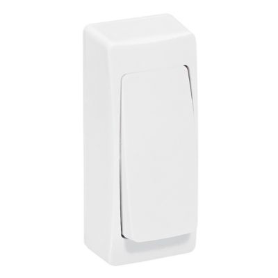 Poussoir étroit ASL Legrand blanc brillant