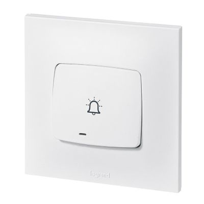 Poussoir lumineux carillon Legrand Neptune