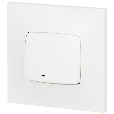 Poussoir lumineux carillon Legrand Neptune