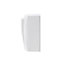 Poussoir porte-étiquette monobloc en saillie Jacobsen Sigurd blanc complet