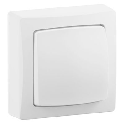 Poussoir simple Legrand ALB2310WH blanc montage en saillie 10A 230V