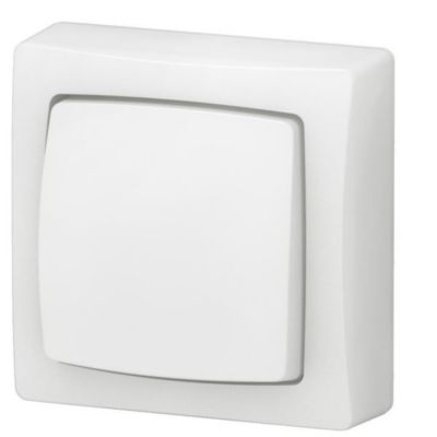 Poussoir simple Legrand ALB2310WH blanc montage en saillie 10A 230V