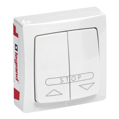 Poussoir volet roulant ASL Legrand blanc