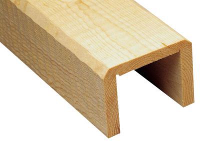 Poutre en faux bois – 121,9 cm de long – Aspect bois – Matériau en