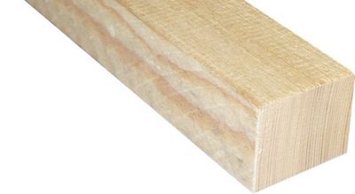 Lot de 50 bâtons en bois (carrés, 8x8 mm, longueur 70 cm, bois de