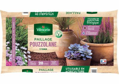 Pouzzolane - 20 L - Vilmorin - Paillage, billes d'argile