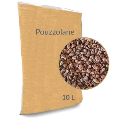 Pouzzolane 6/12 en sac de 10 L