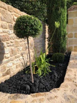 Pouzzolane noire 7/15 en big bag d'1/4 m3
