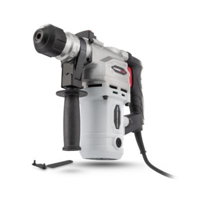 Powerplus Perceuse à Percussion Électrique POWC1030 - 3 en 1 Burinage et Rotation du Burin,Filaire de 1500 W et 3,5 J, SDS max