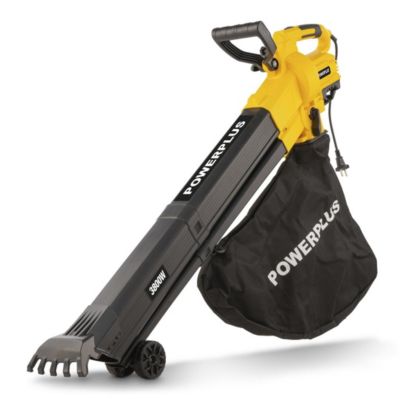 Powerplus Souffleur Aspirateur Électrique POWXG4039 - 3800 W - Outil de jardin puissant pour feuilles et débris
