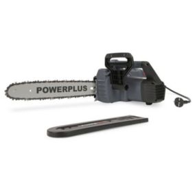 Powerplus Tronçonneuse Électrique POWEG10100 - 2000 W, Guide de 350 mm, , Lubrification Automatique de Chaîne