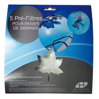 PRÉ-FILTRES POUR PANIER DE SKIMMER - Sachet de 5