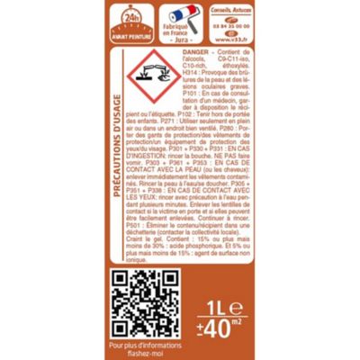 Préparateur rénovation sols carrelés V33 incolore 1L