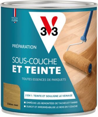 Préparation 2 en 1 sous-couche et teinte V33 chêne clair 750ml