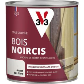 Préparation bois extérieur sous-couche bois noircis V33 aspect bois blanc 0,5L