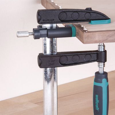 Presse à chant vendue par 2 Wolfcraft 3037000 force de serrage 30 kg ouverture 24 mm