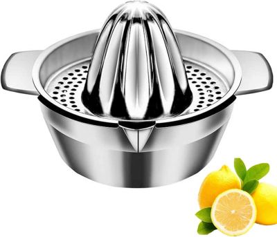 Presse Agrume Manuel inox gris