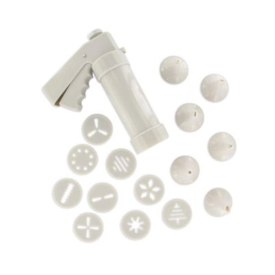Presse-biscuit et 6 embouts et 10 disques de motifs Zenker Smart Pastry
